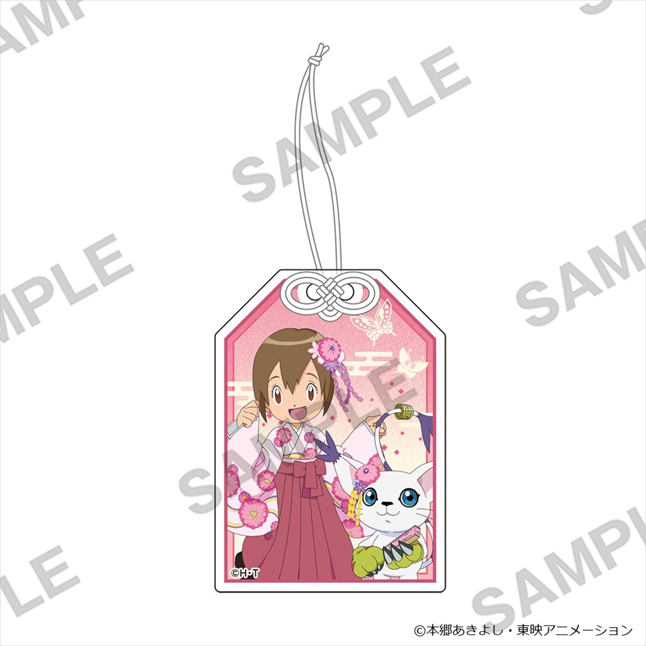 【KADOKAWA】デジモンアドベンチャー アクリルお守りキーホルダー 八神ヒカリ＆テイルモン