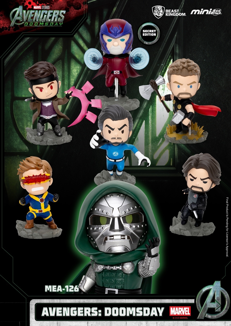 【BEAST KINGDOM】MEA-126 アベンジャーズ：ドゥームズデイ ブラインドボックスセット 1BOX入数：6
