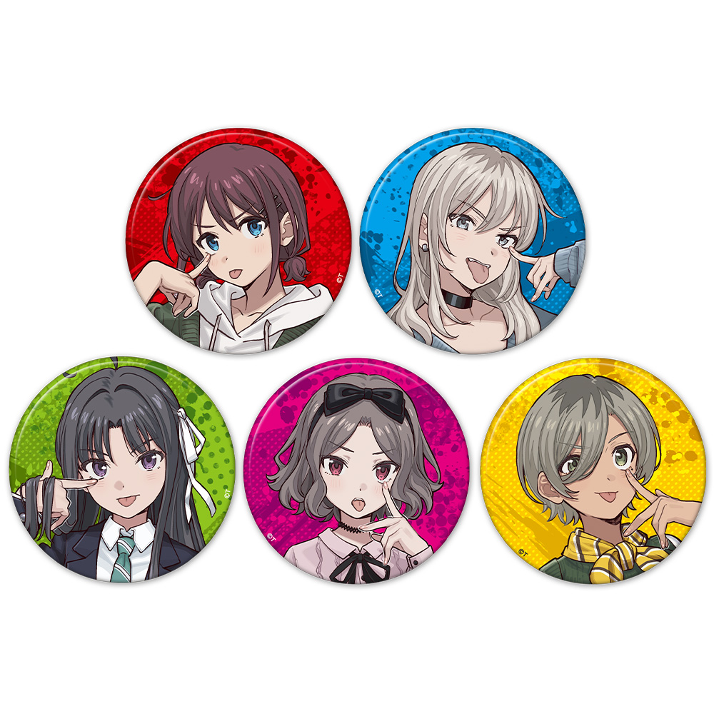 【アズメーカー】ガールズバンドクライ 缶バッジ5個セット トゲナシトゲアリ vol.3