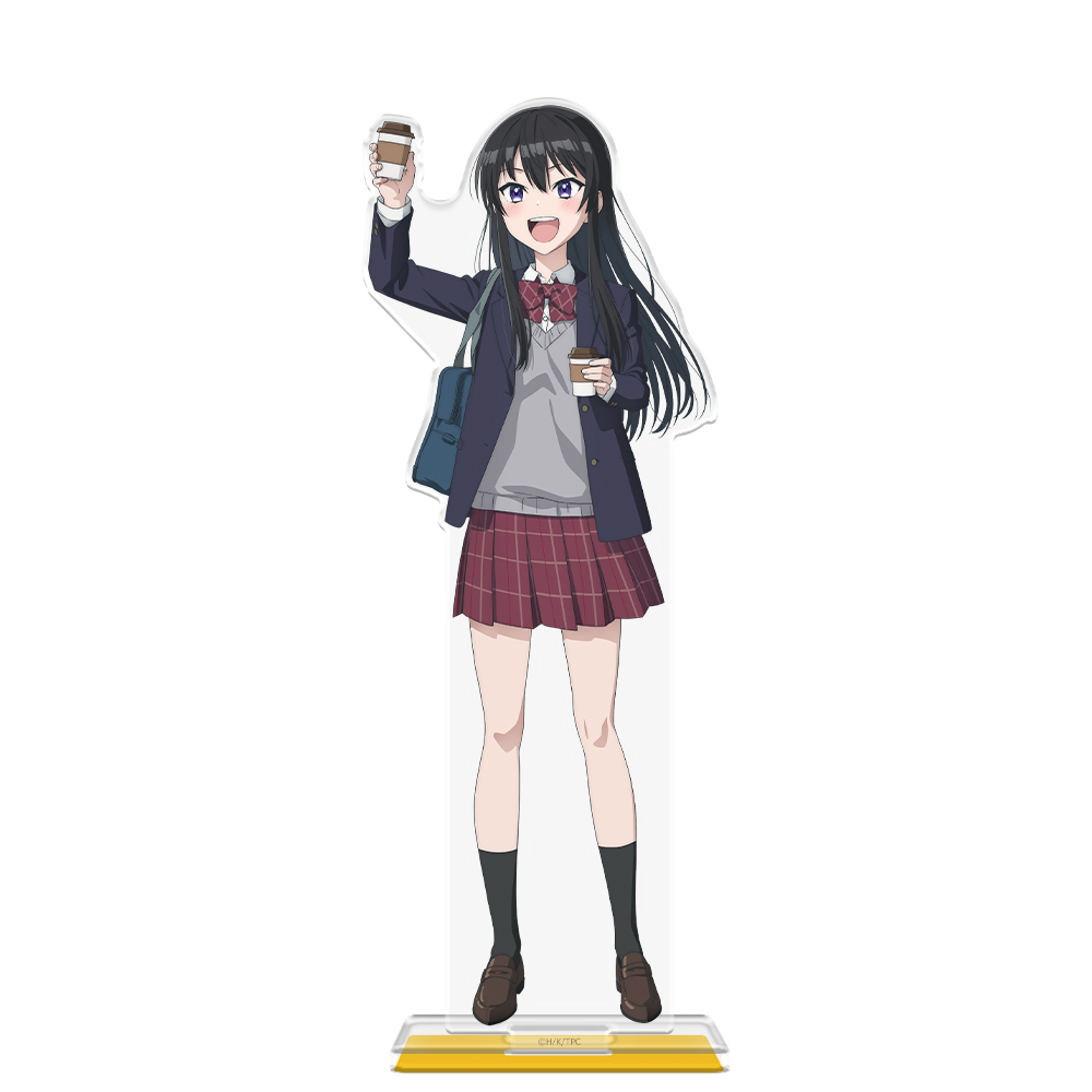 【アズメーカー】転校先の清楚可憐な美少女が、昔男子と思って一緒に遊んだ幼馴染だった件 アクリルキャラスタンド 二階堂春希 ティザービジュアル秋ver.