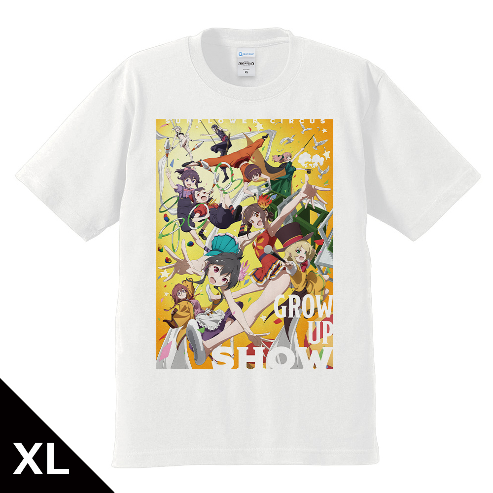 【アズメーカー】グロウアップショウ ～ひまわりのサーカス団～ Tシャツ メインビジュアル XLサイズ