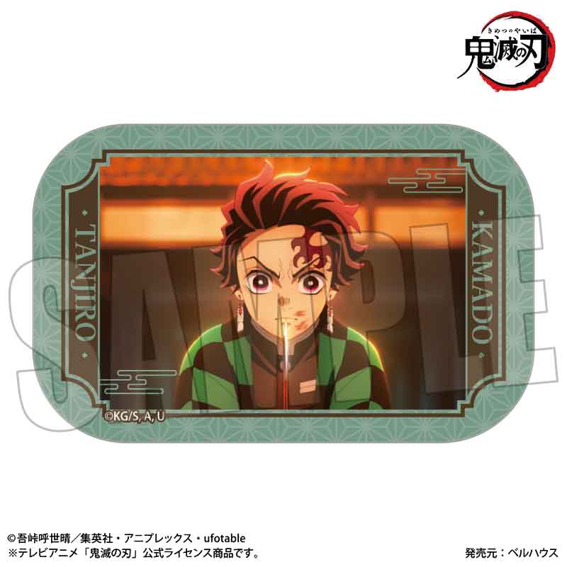 【ベルハウス】鬼滅の刃 メモリーズスクエア缶バッジ Part2 竈門 炭治郎(無限城編ver.)