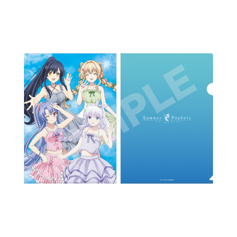 【CS.FRONT】Summer Pockets ギンガムチェックver. クリアファイル /05 集合