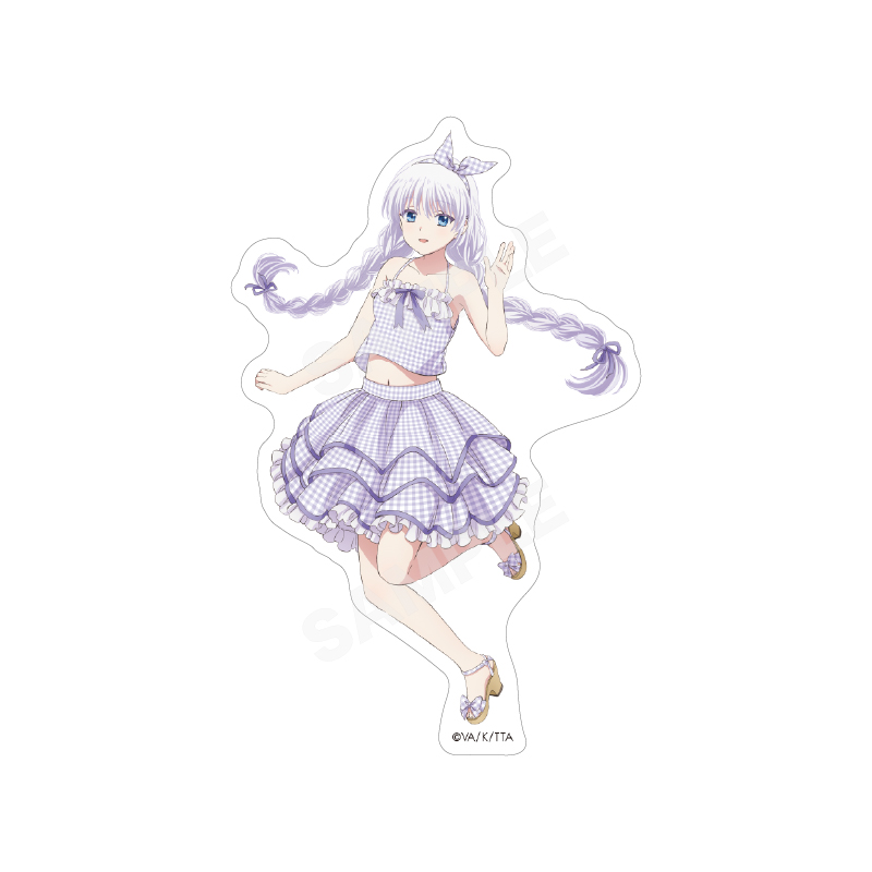【CS.FRONT】Summer Pockets ギンガムチェックver. ステッカー /01 鳴瀬 しろは