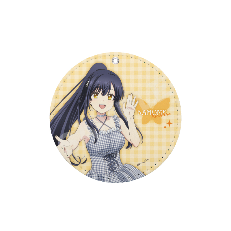 【CS.FRONT】Summer Pockets ギンガムチェックver. レザーコースターキーホルダー /03 久島 鴎