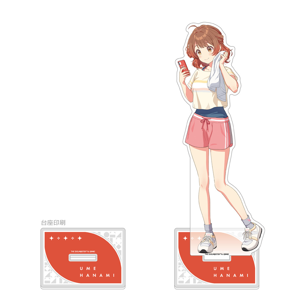 【カーテン魂】学園アイドルマスター 特大アクリルスタンド(花海佑芽/トレーニング服)