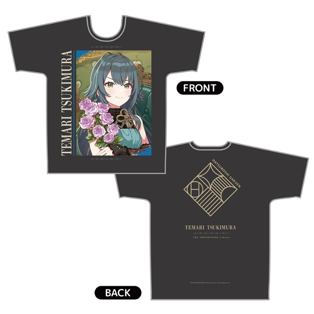 【カーテン魂】学園アイドルマスター グラフィックTシャツ(月村手毬/ENDLESS DANCE)Mサイズ
