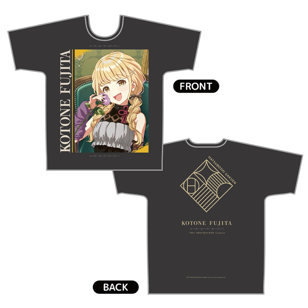 【カーテン魂】学園アイドルマスター グラフィックTシャツ(藤田ことね/ENDLESS DANCE)XLサイズ