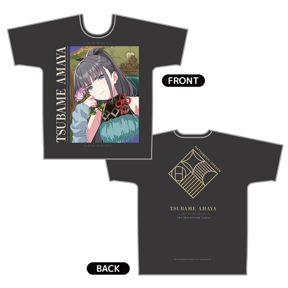 【カーテン魂】学園アイドルマスター グラフィックTシャツ(雨夜 燕/ENDLESS DANCE)Lサイズ