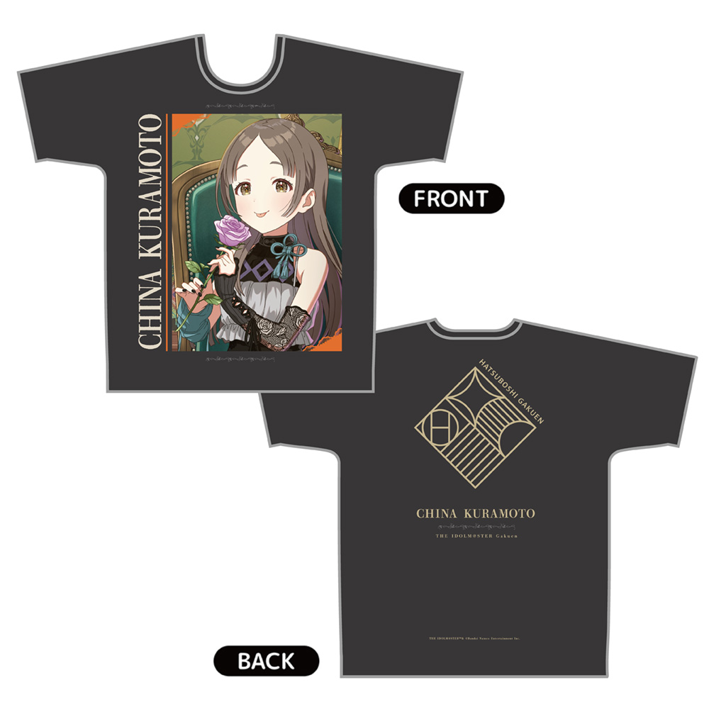 【カーテン魂】学園アイドルマスター グラフィックTシャツ(倉本千奈/ENDLESS DANCE)Mサイズ