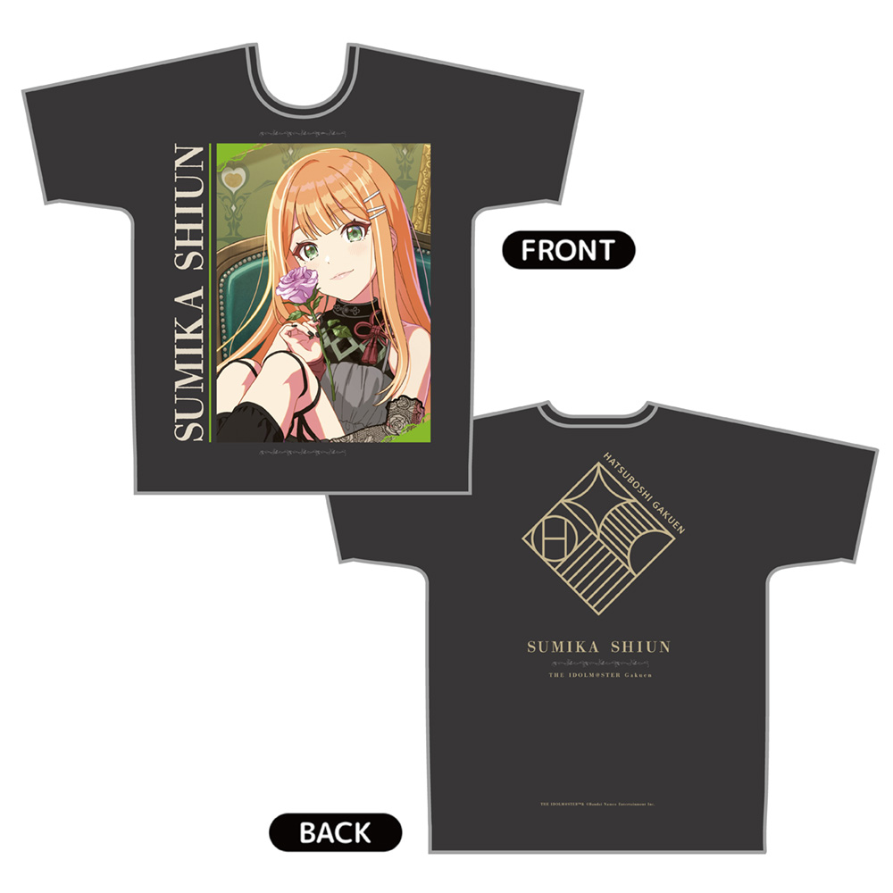 【カーテン魂】学園アイドルマスター グラフィックTシャツ(紫雲清夏/ENDLESS DANCE)Mサイズ