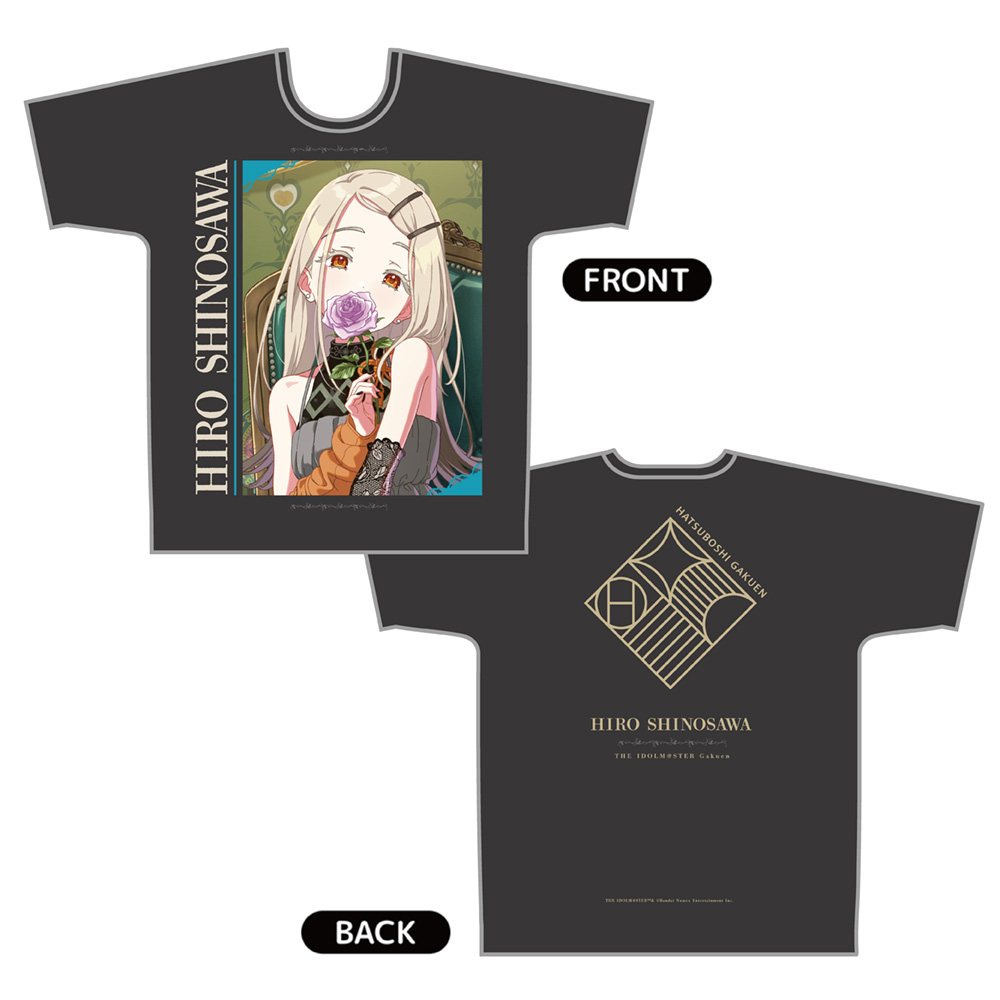【カーテン魂】学園アイドルマスター グラフィックTシャツ(篠澤 広/ENDLESS DANCE)XLサイズ