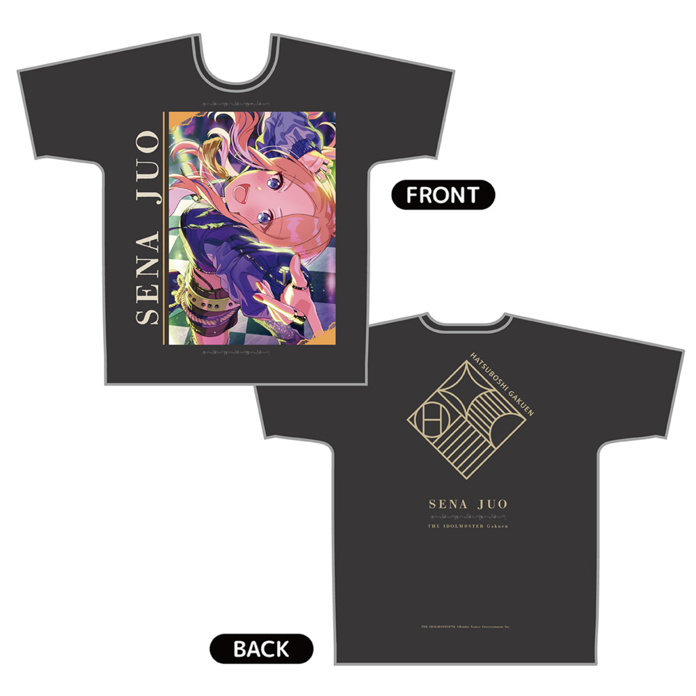 【カーテン魂】学園アイドルマスター グラフィックTシャツ(十王星南/ENDLESS DANCE)XLサイズ