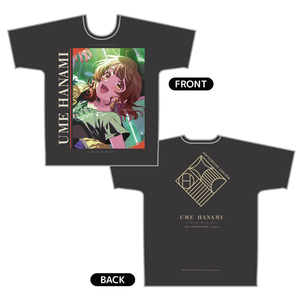 【カーテン魂】学園アイドルマスター グラフィックTシャツ(花海佑芽/ENDLESS DANCE)Mサイズ