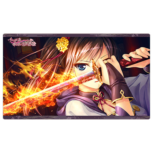 【カーテン魂】千の刃濤、桃花染の皇姫 ラバーマット(稲生滸/不知火)