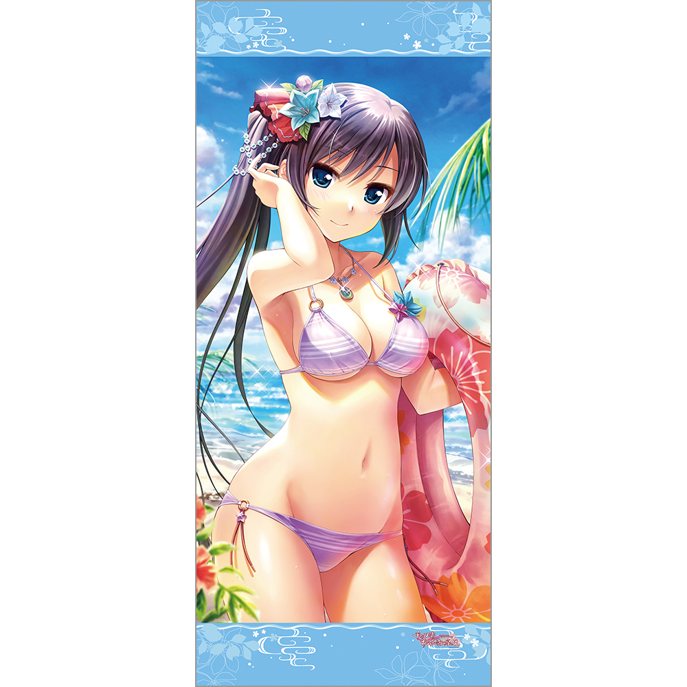 【カーテン魂】千の刃濤、桃花染の皇姫 特大タペストリー(稲生滸/水着)