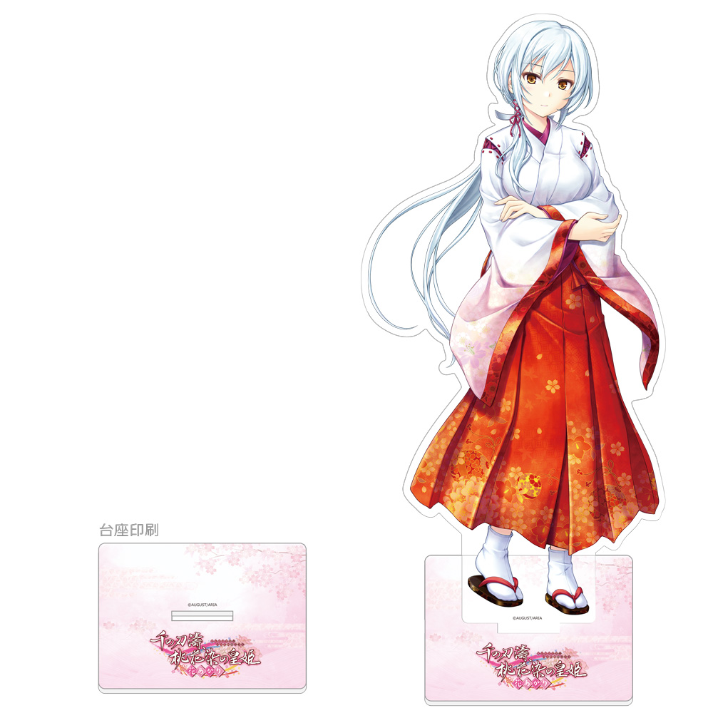 【カーテン魂】千の刃濤、桃花染の皇姫 特大アクリルスタンド(八岐雪花)