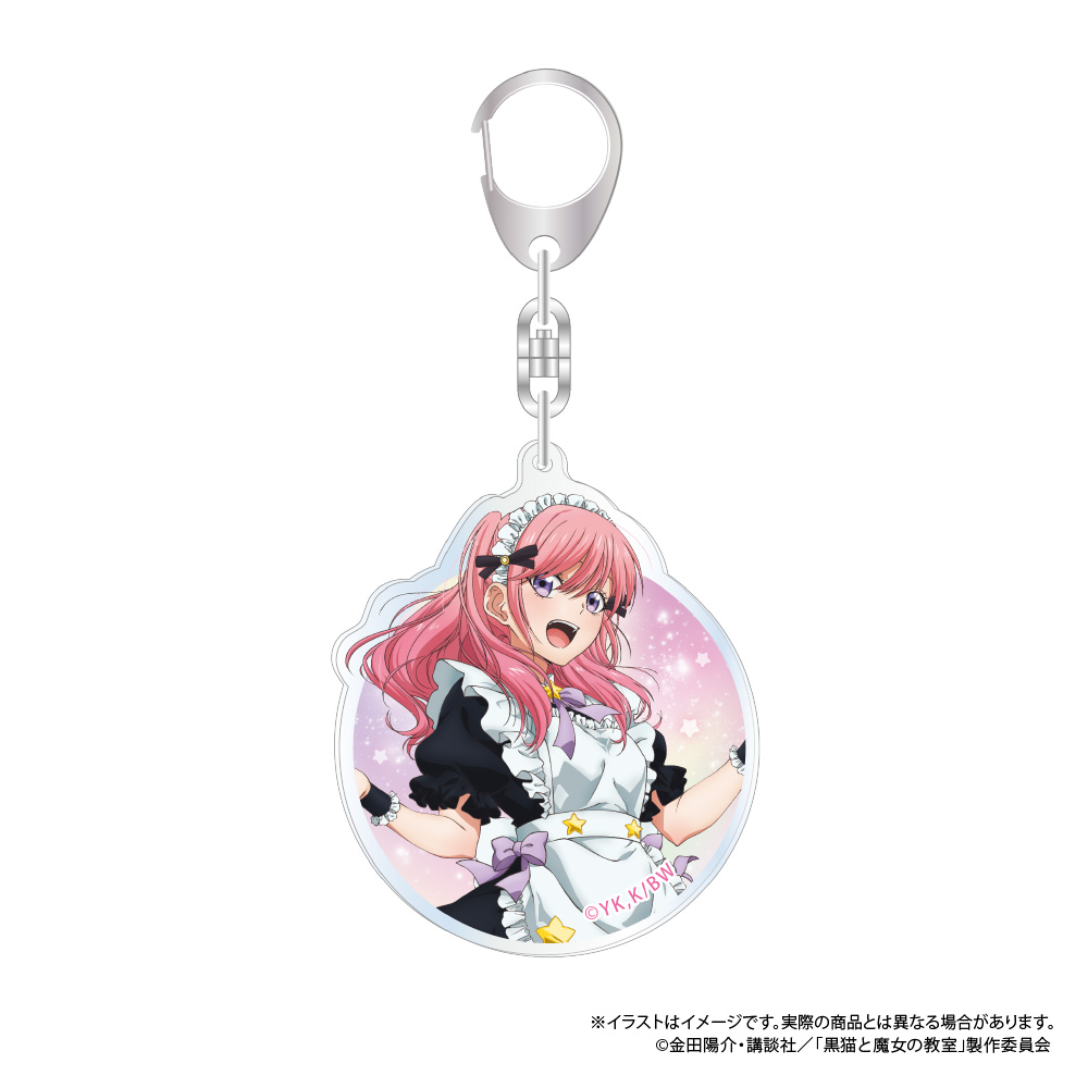 【パルック】黒猫と魔女の教室 アクリルキーホルダー スピカ・ヴァルゴ