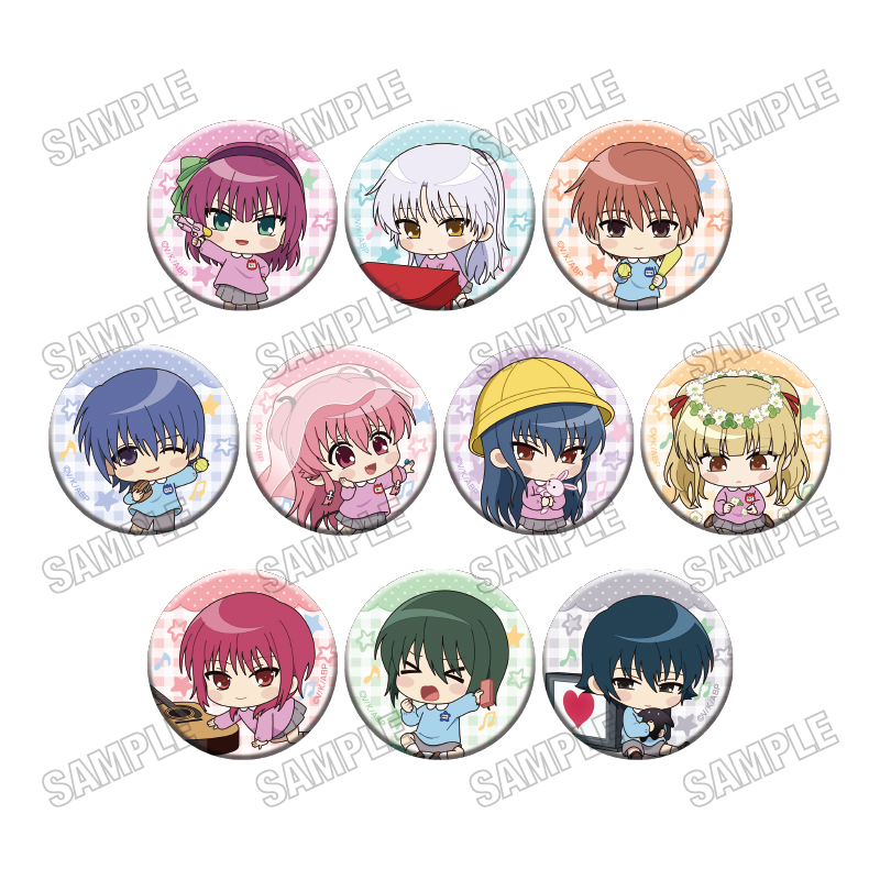 【メディコス・エンタテインメント】「Angel Beats！」描き起こし缶バッジコレクション【幼稚園ver.】 1BOX ＝10pcs