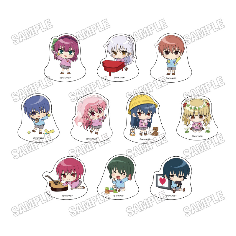【メディコス・エンタテインメント】「Angel Beats！」描き起こしゆらゆらアクリルブロックコレクション【幼稚園ver.】 1BOX ＝10pcs