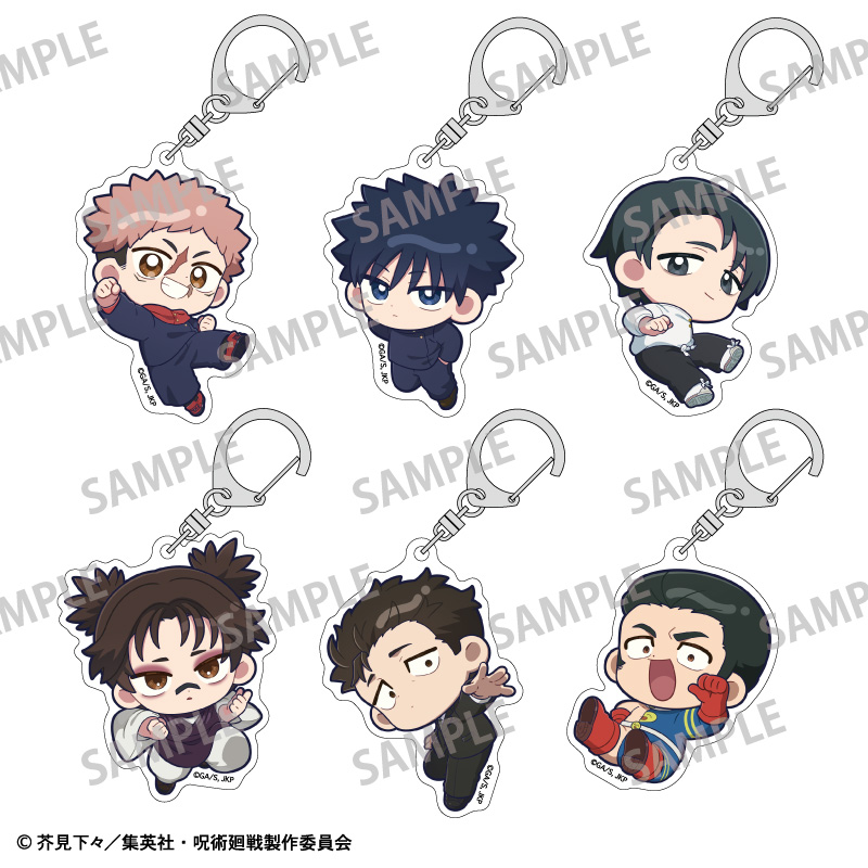 【カミオジャパン】呪術廻戦 トレーディングアクリルキーホルダー 1BOX入数：6