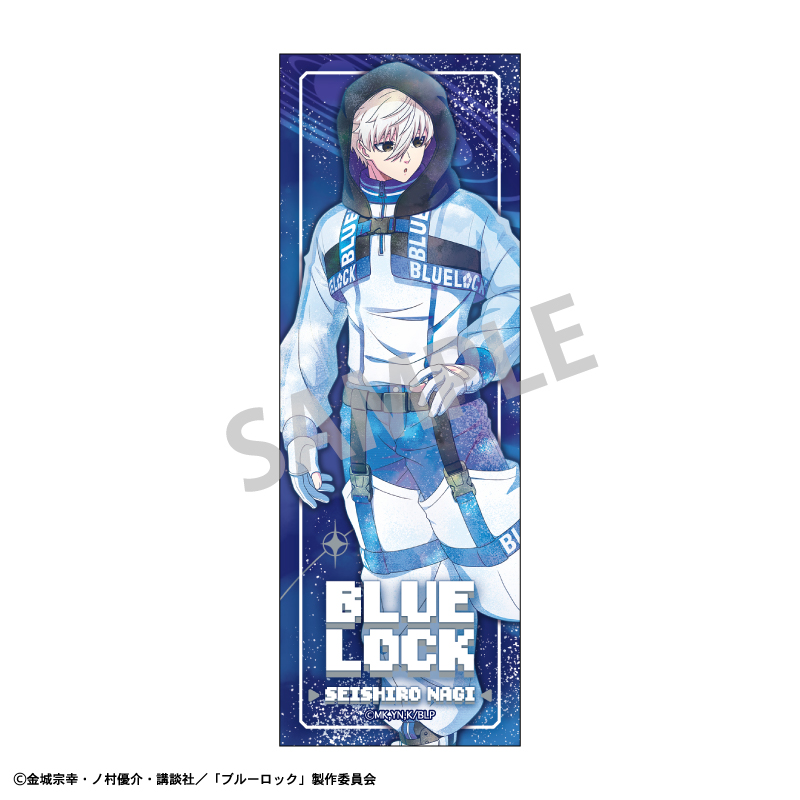 【カミオジャパン】ブルーロック ロングスクエア缶バッジ 凪 誠士郎/サイバーパンクリバイバル カミアニTOUCH