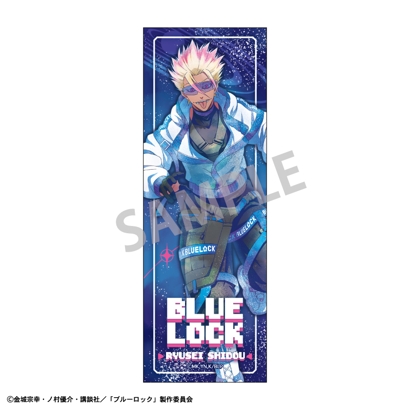 【カミオジャパン】ブルーロック ロングスクエア缶バッジ 士道 龍聖/サイバーパンクリバイバル カミアニTOUCH