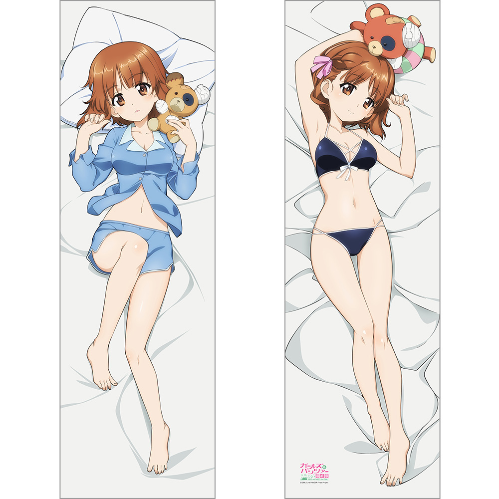 【カーテン魂】ガールズ＆パンツァー 最終章 描き下ろし抱き枕カバー(西住みほ)2WAYトリコット