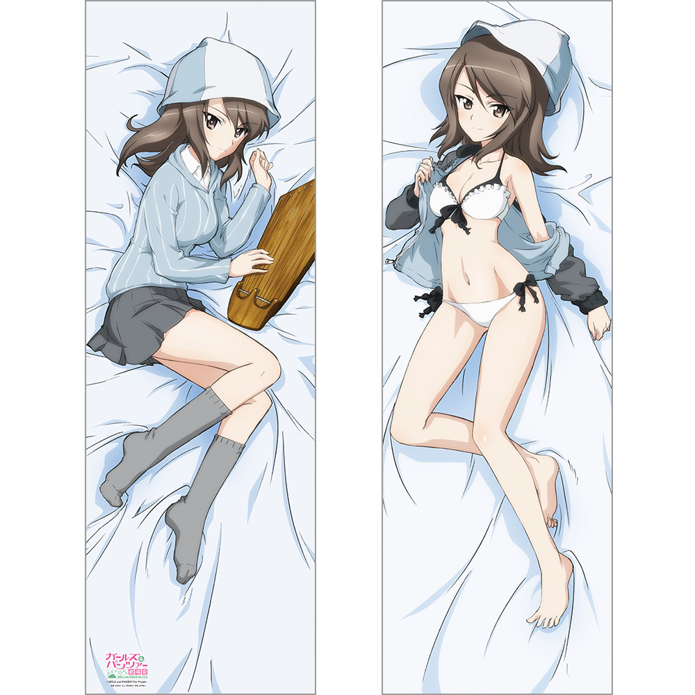 【カーテン魂】ガールズ＆パンツァー 劇場版 描き下ろし抱き枕カバー(ミカ/2WAYトリコット)