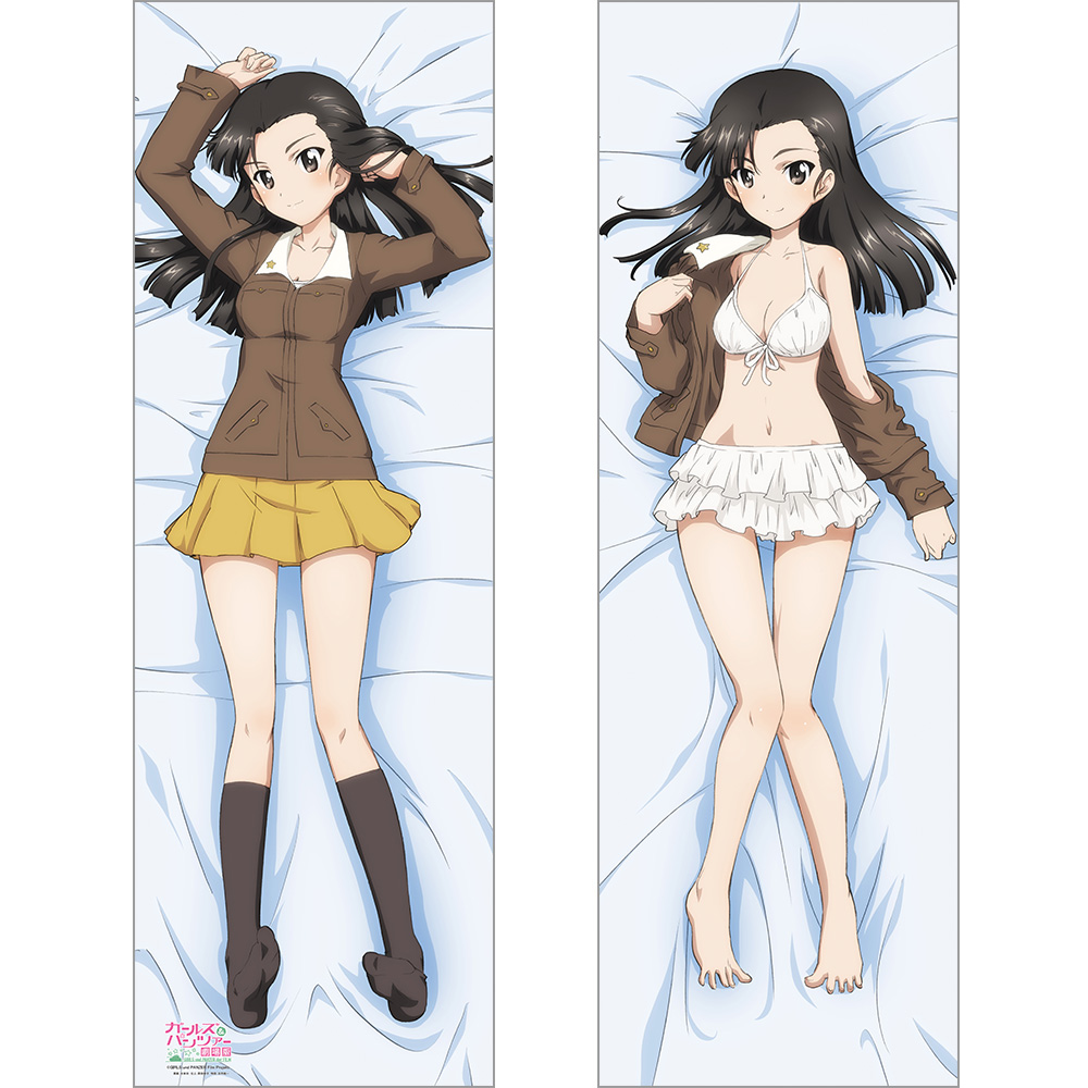 【カーテン魂】ガールズ＆パンツァー 劇場版 描き下ろし抱き枕カバー(西絹代/2WAYトリコット)