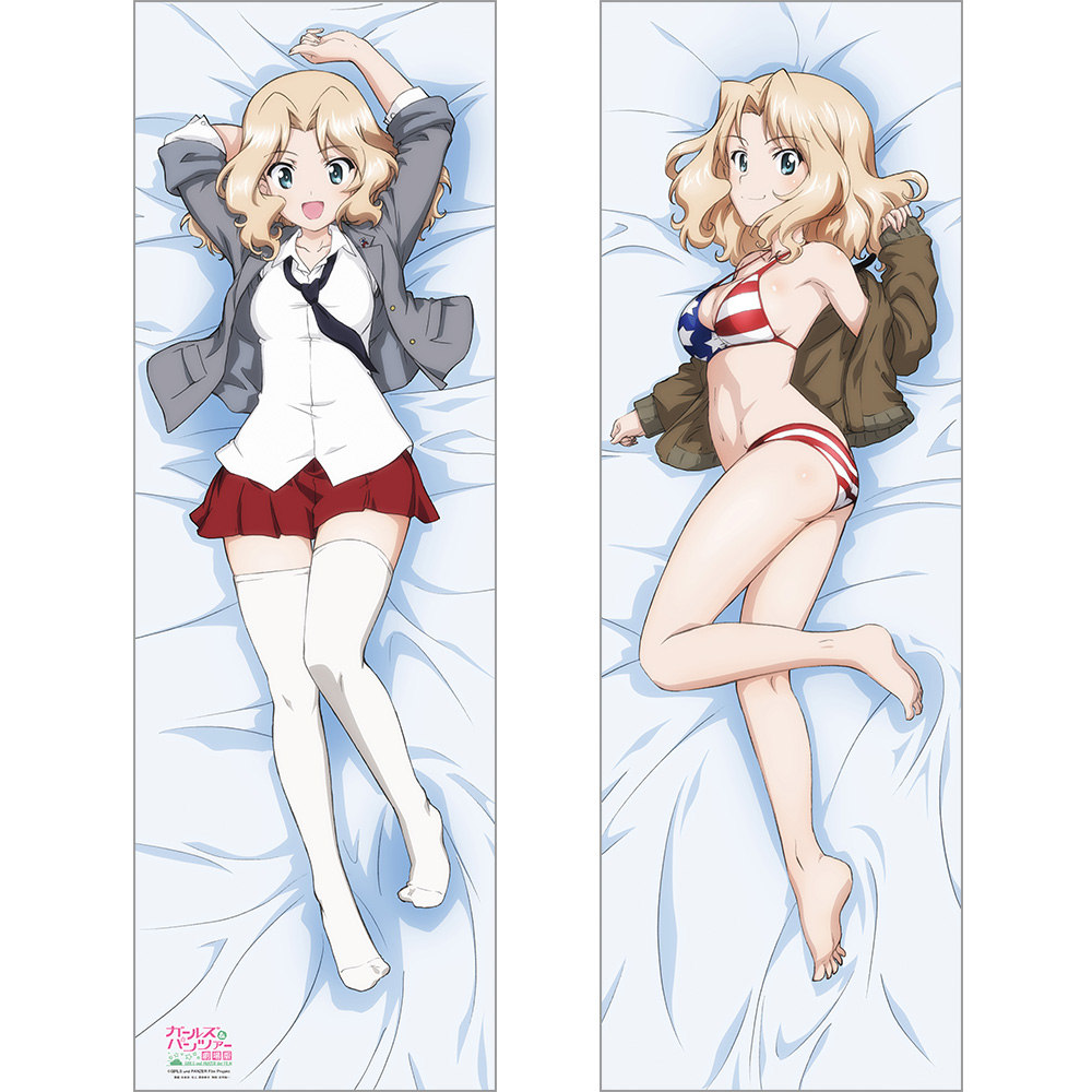 【カーテン魂】ガールズ＆パンツァー 劇場版 描き下ろし抱き枕カバー(ケイ/スムース)