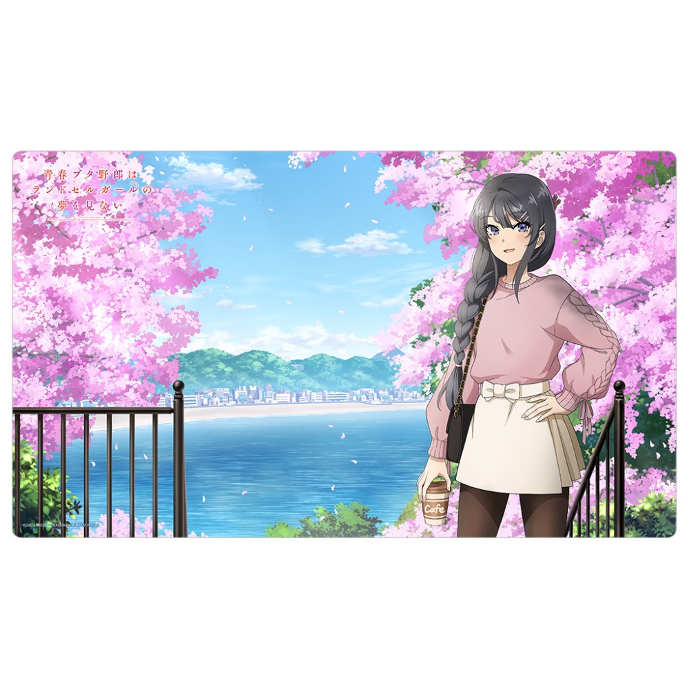 【カーテン魂】青春ブタ野郎はランドセルガールの夢を見ない 描き下ろしラバーマット(桜島麻衣/桜)