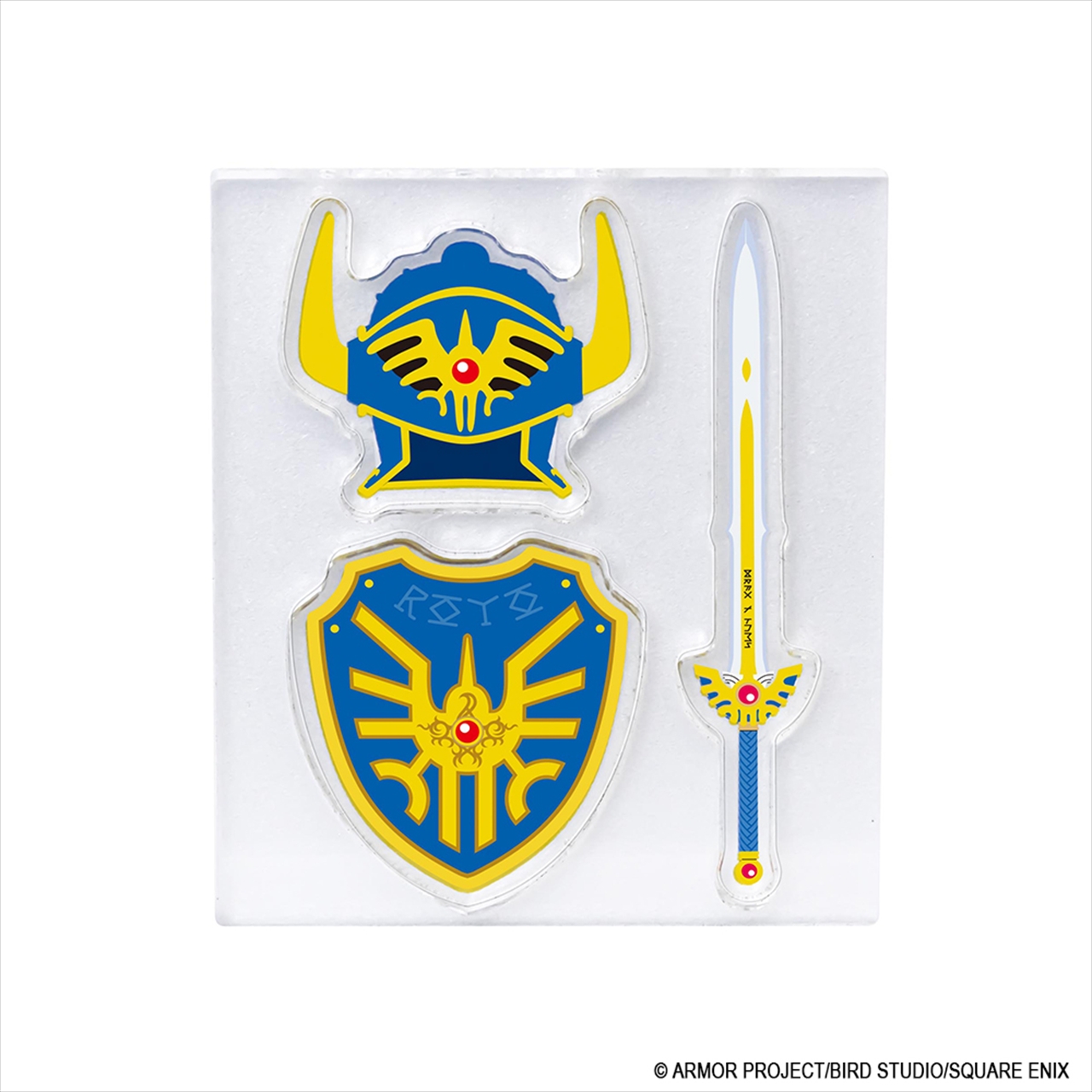 【スクウェア・エニックス】ドラゴンクエスト文具屋 ダイカットアクリルシール ロトの装備