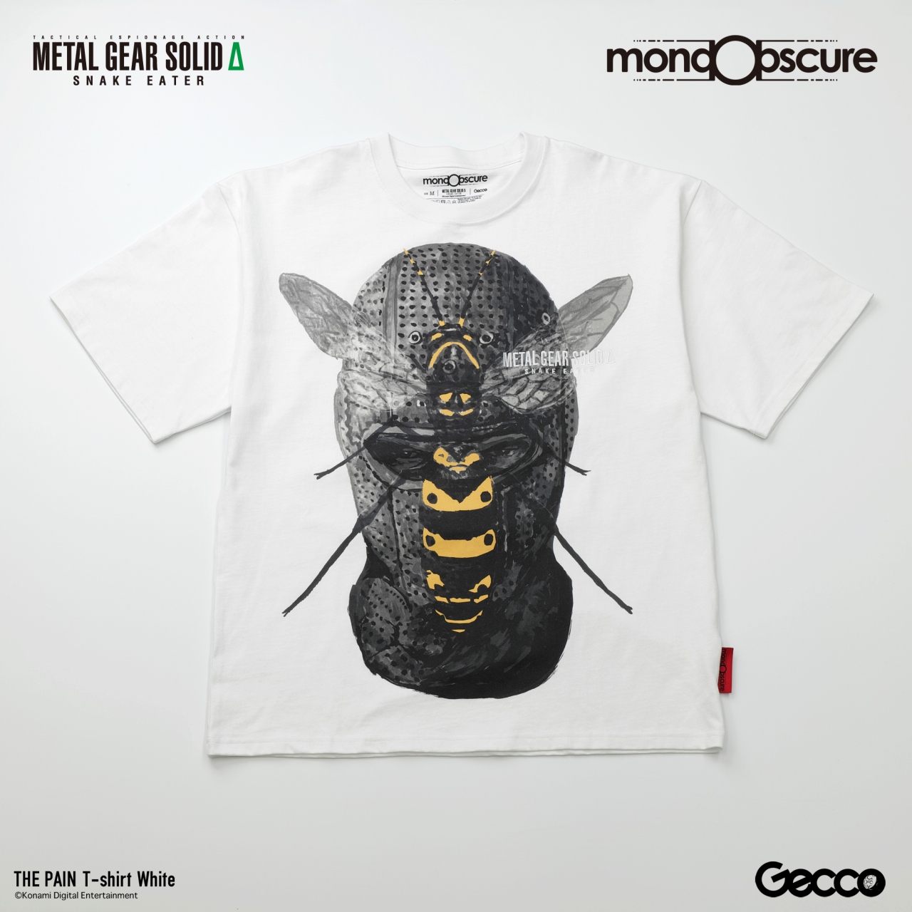 【Gecco】メタルギアソリッドデルタ ザ・ペイン Tシャツ 白S