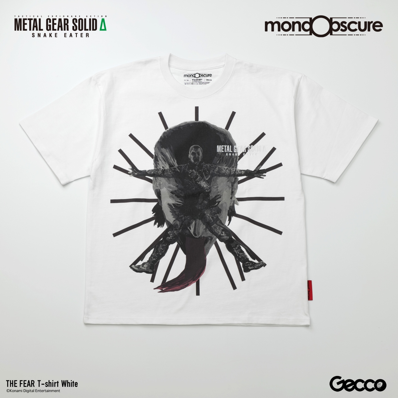 【Gecco】メタルギアソリッドデルタ ザ・フィアー Tシャツ 白M