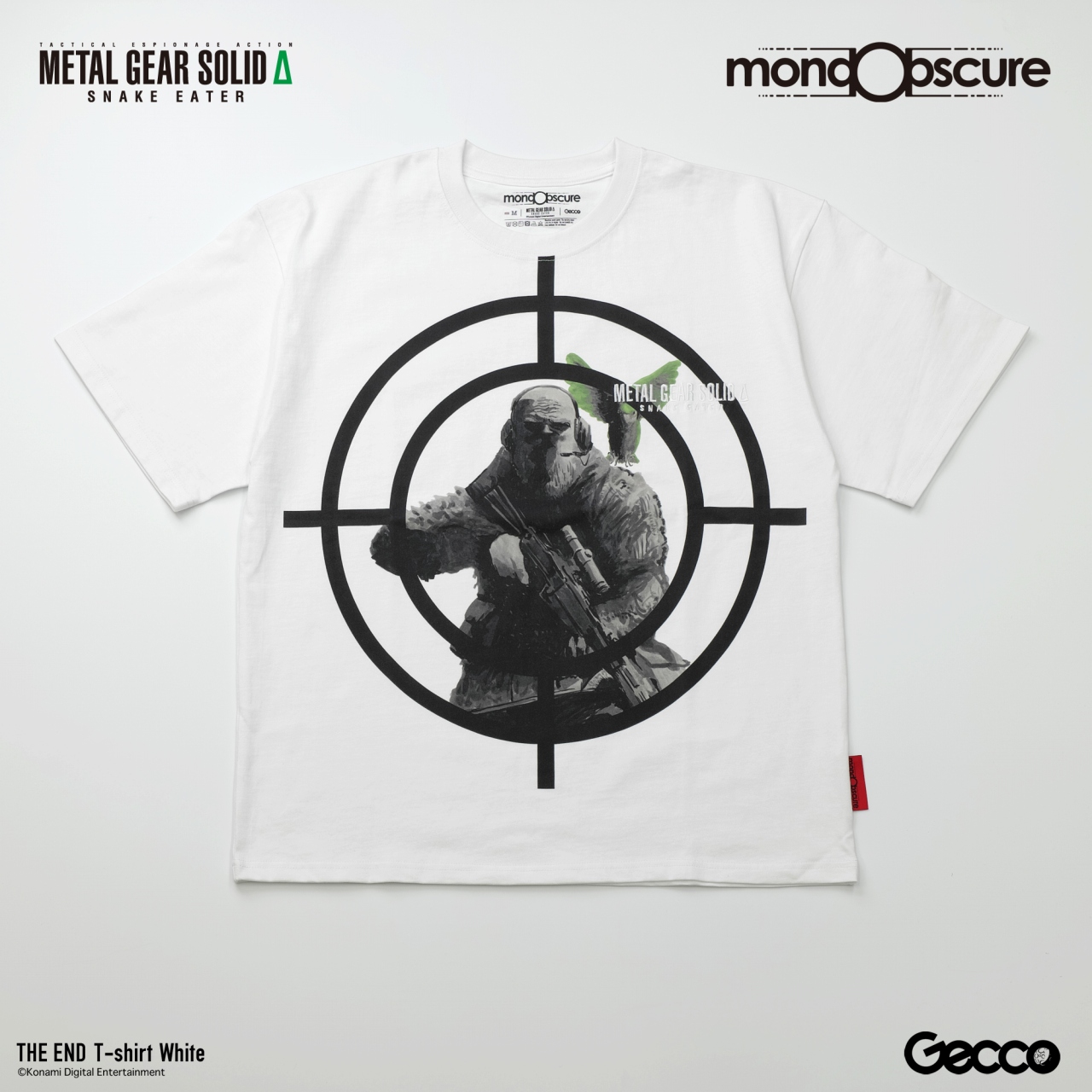 【Gecco】メタルギアソリッドデルタ ジ・エンド Tシャツ 白XL