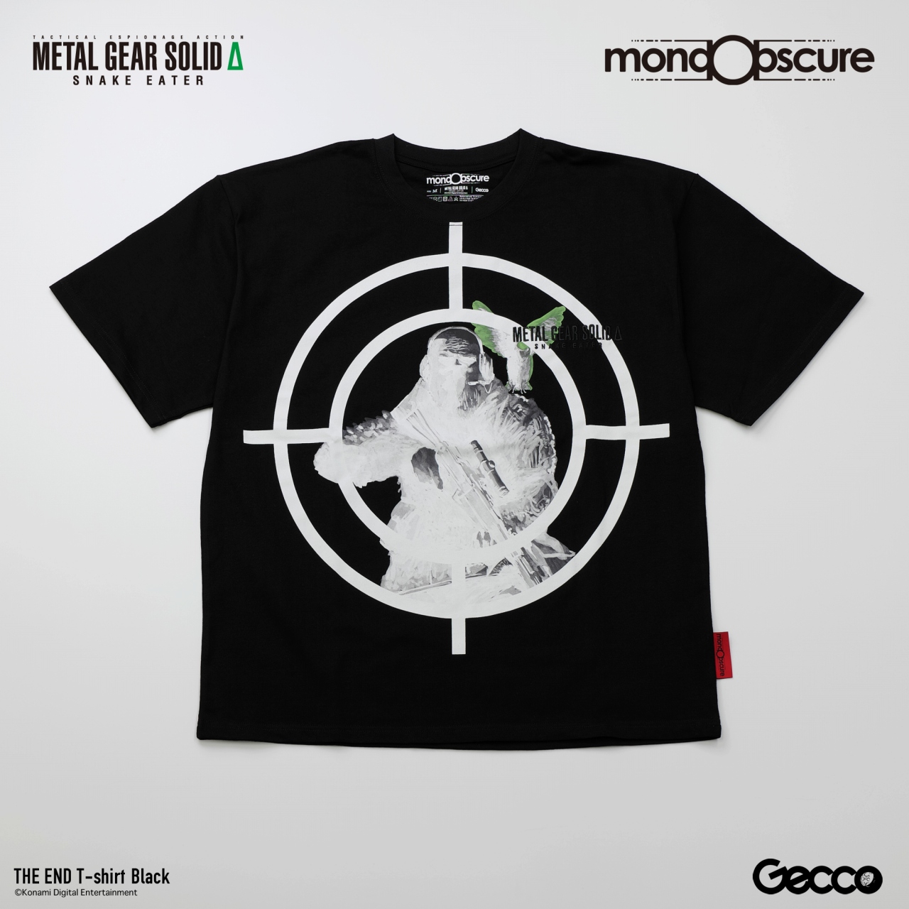 【Gecco】メタルギアソリッドデルタ ジ・エンド Tシャツ 黒XL