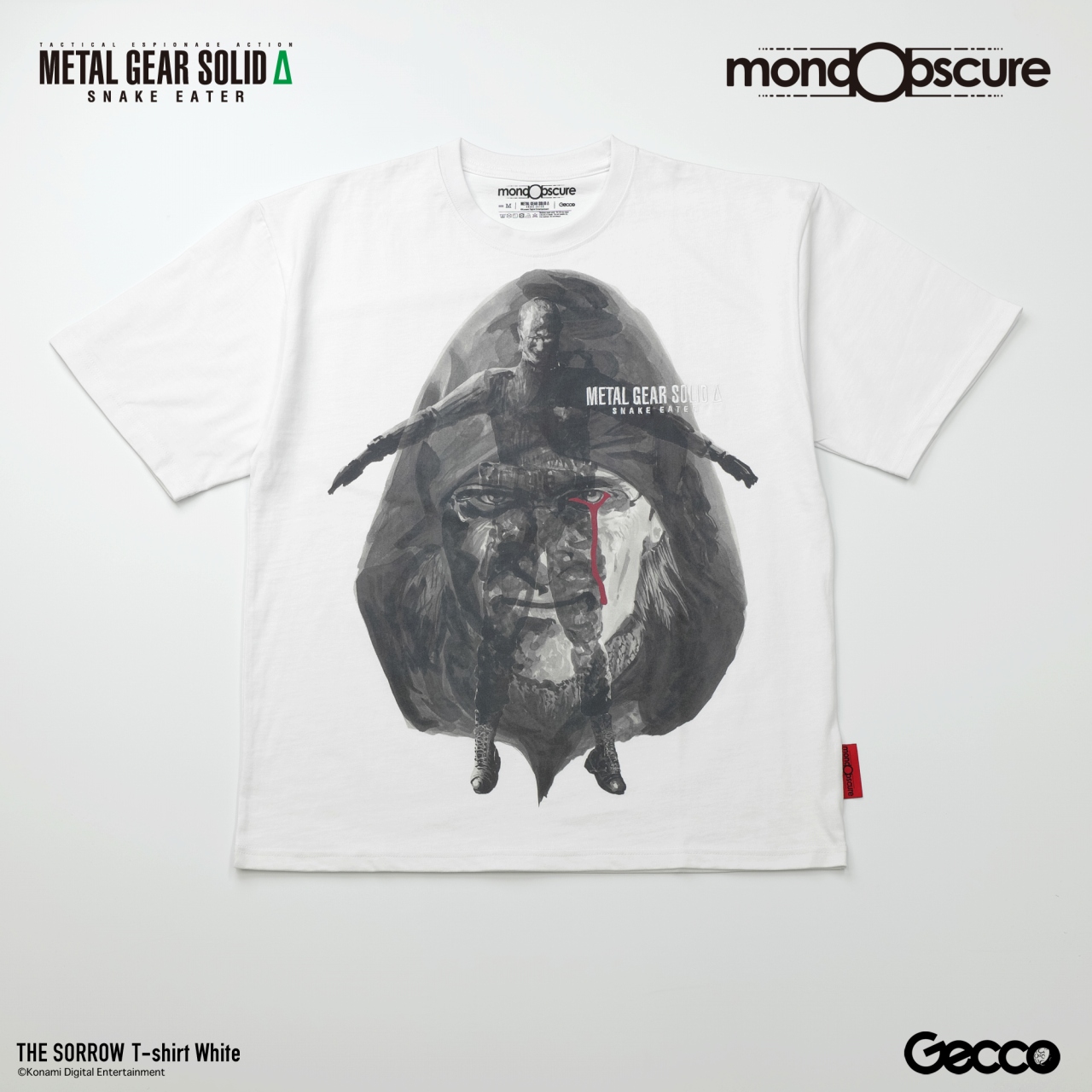 【Gecco】メタルギアソリッドデルタ ザ・ソロー Tシャツ 白L