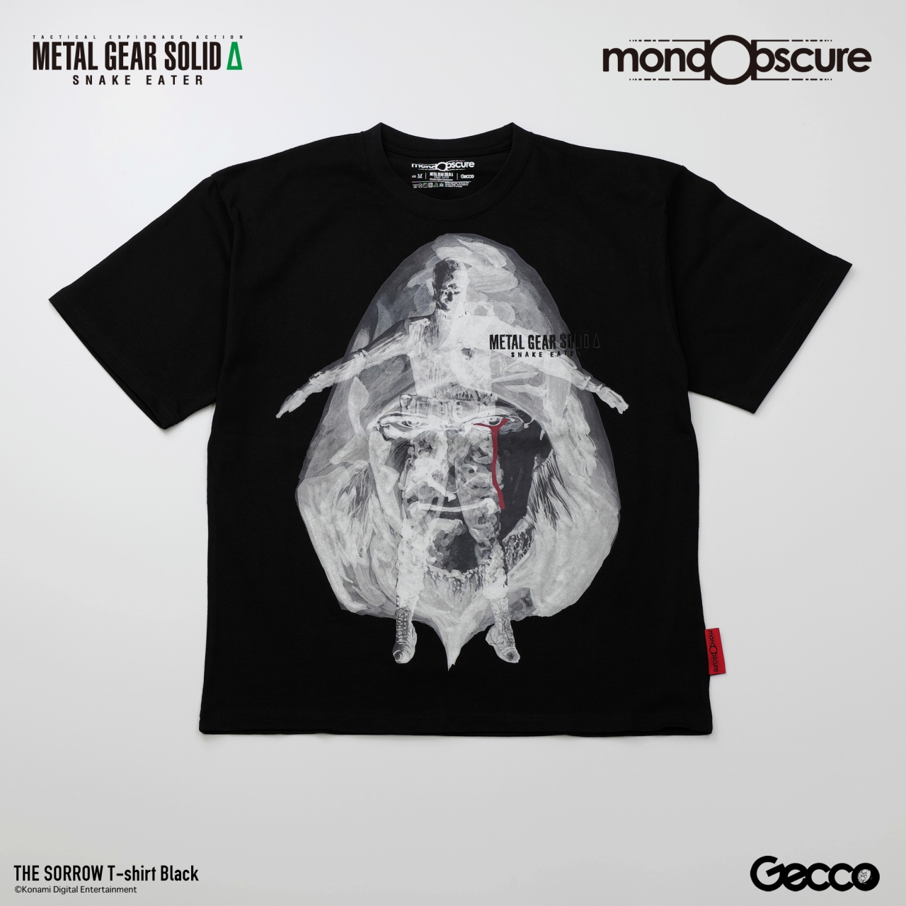【Gecco】メタルギアソリッドデルタ ザ・ソロー Tシャツ 黒M