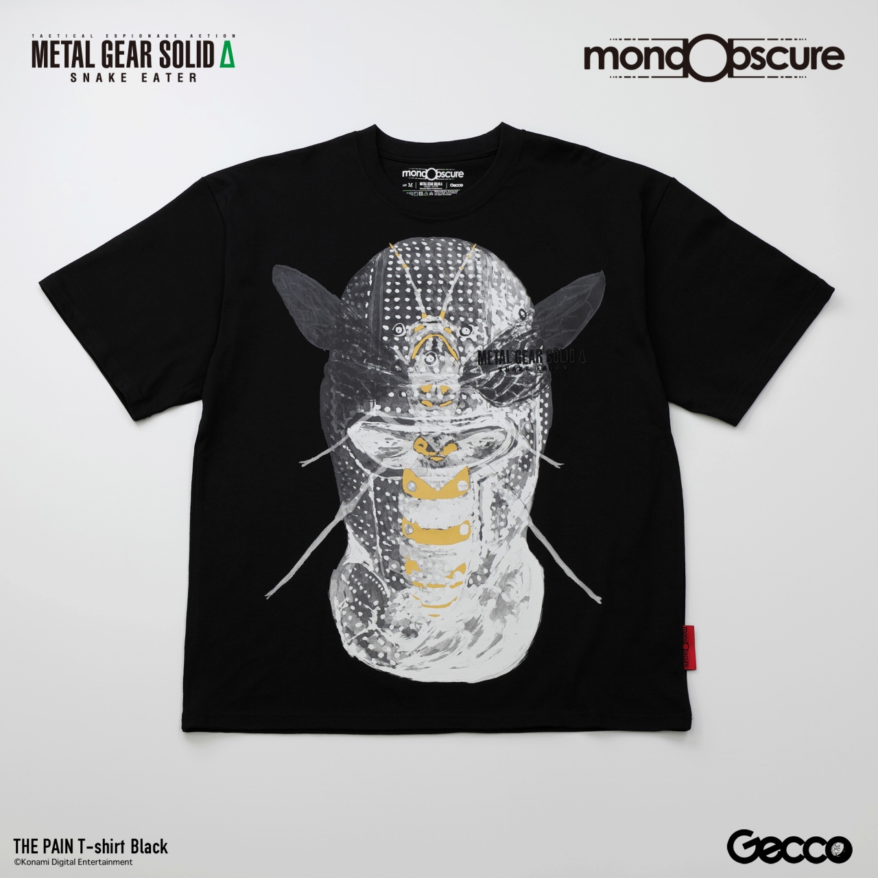 【Gecco】メタルギアソリッドデルタ ザ・ペイン Tシャツ 黒S