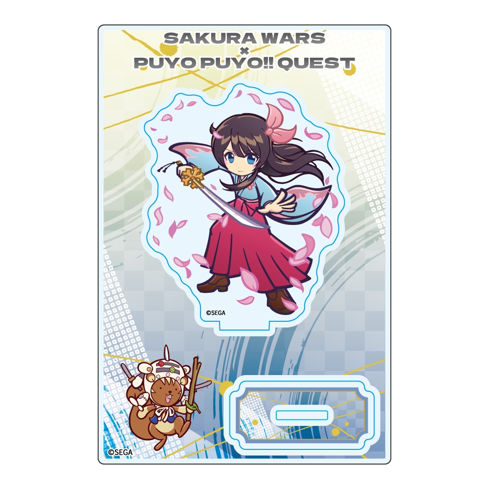 【みどびよ！】ぷよぷよ アクリルスタンド 天宮さくら 新サクラ大戦コラボイラストbyぷよクエ
