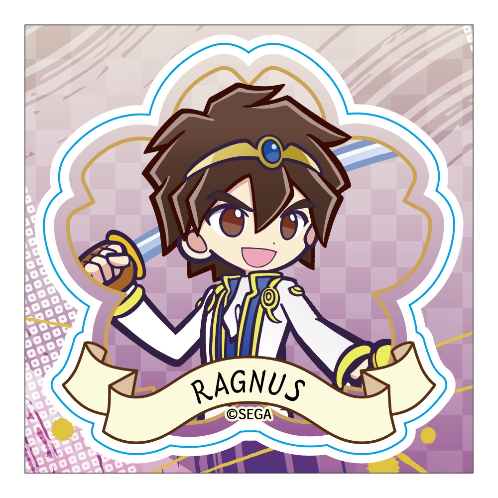【みどびよ！】ぷよぷよ 耐候ステッカー ラグナスver.大神一郎 サクラ大戦コラボイラストbyぷよクエ