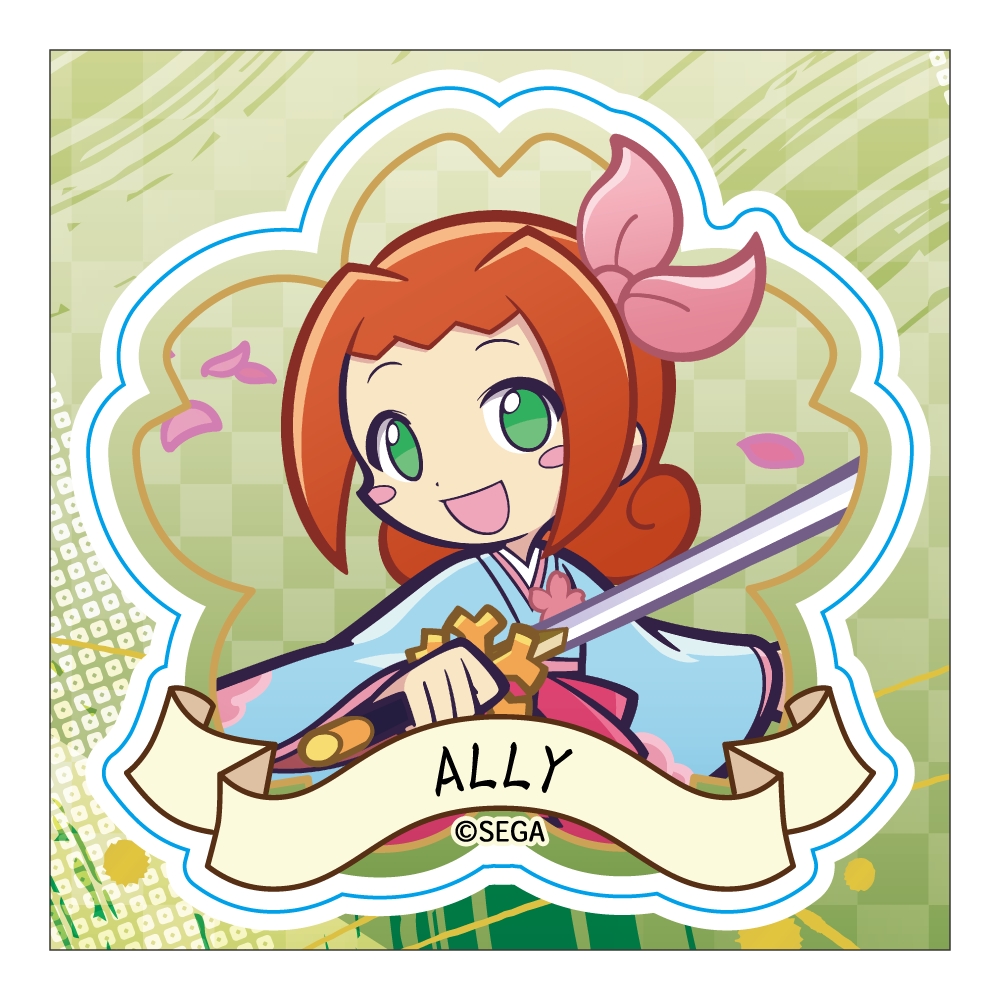 【みどびよ！】ぷよぷよ 耐候ステッカー アリィver.天宮さくら 新サクラ大戦コラボイラストbyぷよクエ