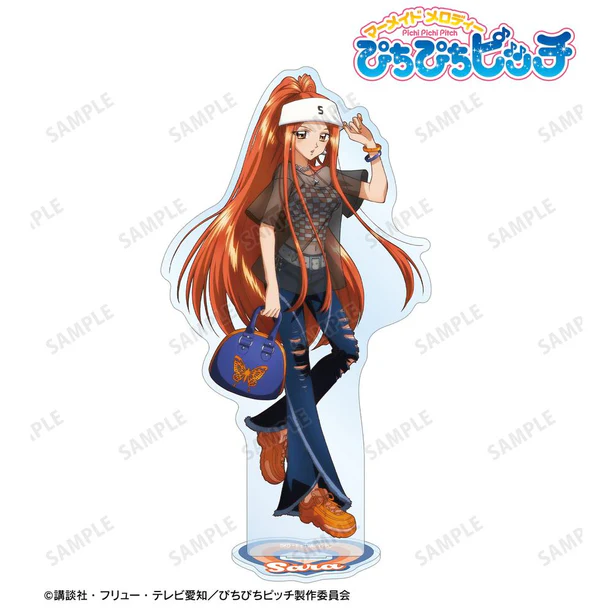 【アルマビアンカ】アニメ「ぴちぴちピッチ」 描き下ろし 沙羅 Y2Kファッションver. BIGアクリルスタンド