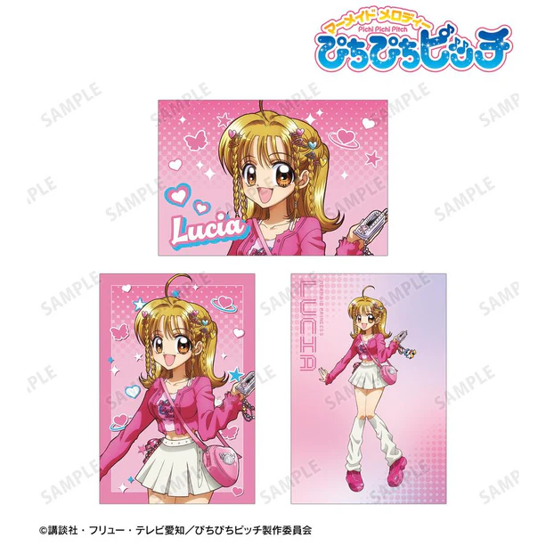 【アルマビアンカ】アニメ「ぴちぴちピッチ」 描き下ろし 七海 るちあ Y2Kファッションver. ポストカード3枚セット