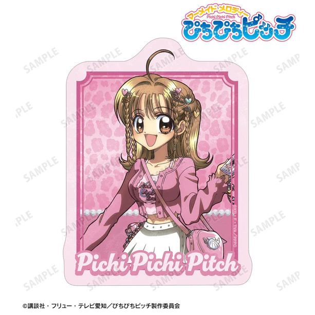 【アルマビアンカ】アニメ「ぴちぴちピッチ」 描き下ろし 七海 るちあ Y2Kファッションver. ダイカットステッカー