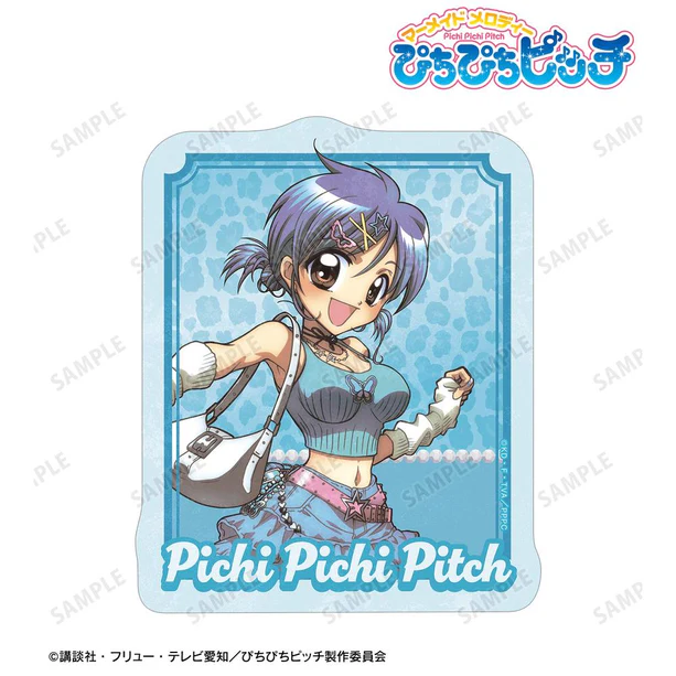 【アルマビアンカ】アニメ「ぴちぴちピッチ」 描き下ろし 宝生 波音 Y2Kファッションver. ダイカットステッカー