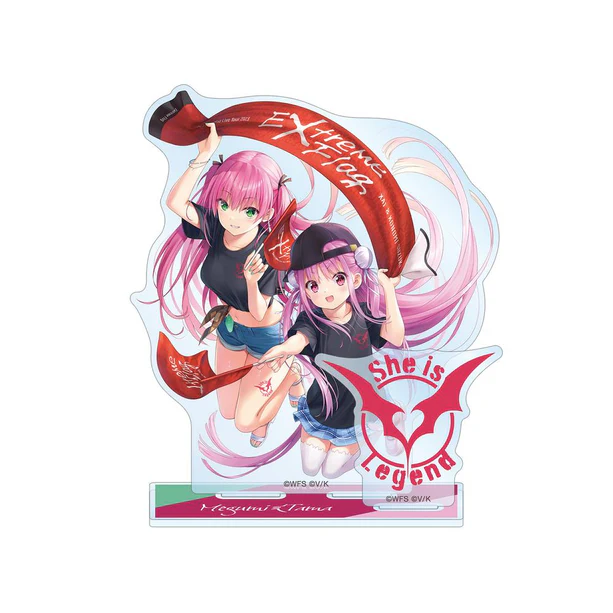 【アルマビアンカ】ヘブンバーンズレッド She is Legend 逢川めぐみ&國見タマ パーツ付きBIGアクリルスタンド