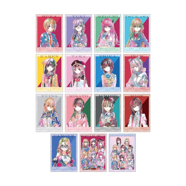 【アルマビアンカ】ヘブンバーンズレッド トレーディング Ani-Art ブロマイド 1BOX入数：15