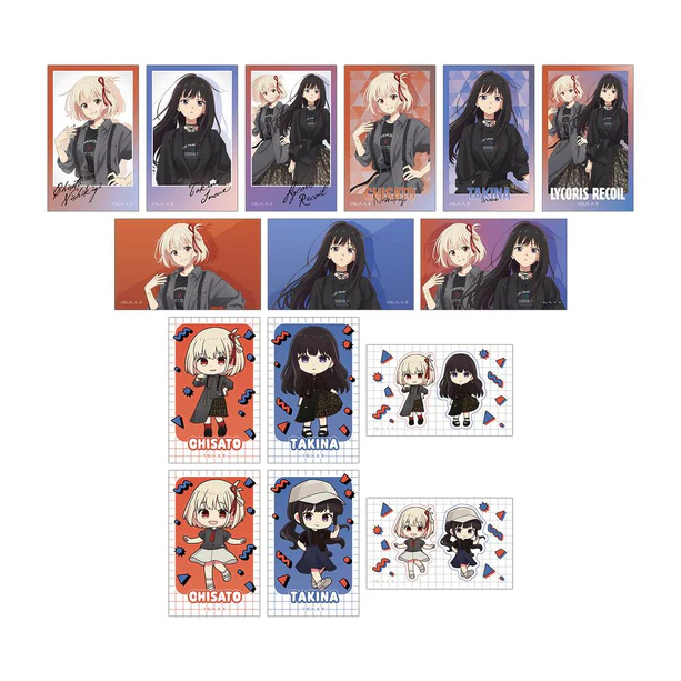 【アルマビアンカ】TVアニメ「リコリス・リコイル」 meagratiaコラボ 描き下ろし&ちびキャラ トレーディングイラストカード 1BOX入数：15